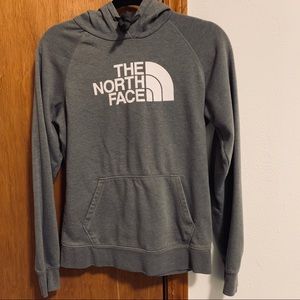 North face grey hoodie